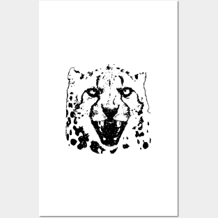 Cheetah StreetArt Style Posters and Art